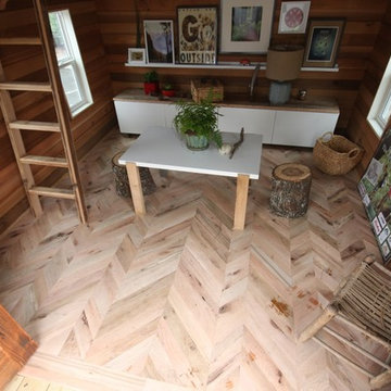 Herringbone oak floors