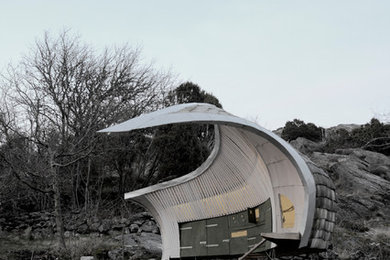 ヨーテボリにあるコンテンポラリースタイルのおしゃれな物置小屋・庭小屋の写真