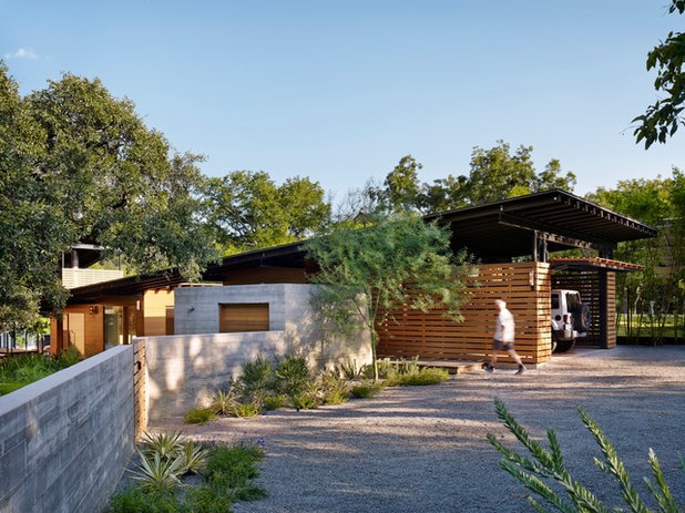 Contemporary Garden Shed and Building by Lake Flato Architects