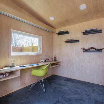 Home Office / Studio -- Slate Tile with Radiant Heat Floor