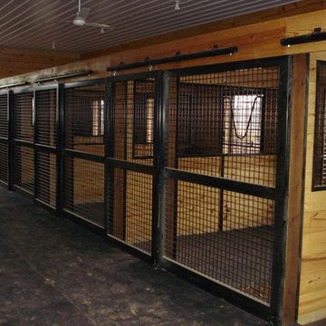 Horse Barn Interior Stalls