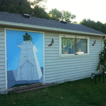 Lighthouse Mural {Hand-Painted}