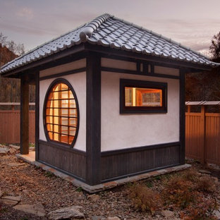 Design ideas for a small asian detached shed and granny flat in Other.