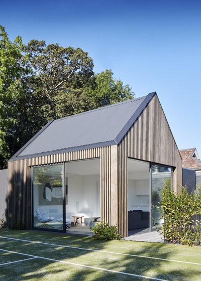 Contemporary Shed by Mirabuild