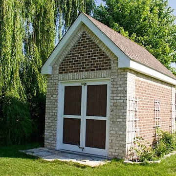 Masonry - Exterior brick shed