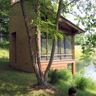Inspiration for a contemporary detached shed remodel in Seattle