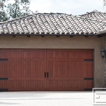 Mediterranean Revival 05 | Garage Doors for Custom Built Homes in California