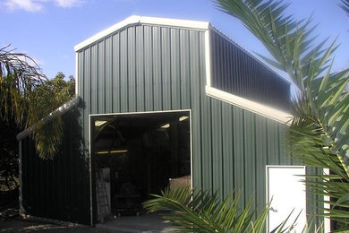 Example of an urban shed design in San Diego