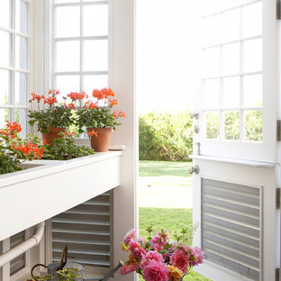 Design ideas for a beach style garden shed in Boston.