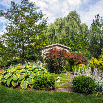 Modern New England Inspired Outdoor Living