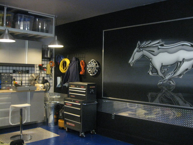 Eclectic Shed My Houzz: Medieval Meets Contemporary in Montreal
