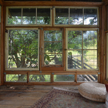 My Houzz: Meditation Room Made With Reclaimed Windows