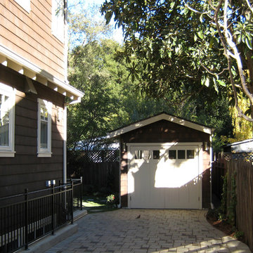 New Shingle Style Cottage with a full basement in Palo Alto