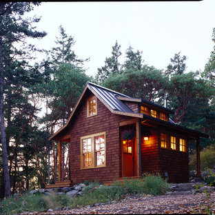 Idée de décoration pour une maison d'amis chalet.