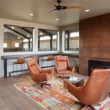 Perry Park Residence and Equestrian Facility - Bunk House with view of riding ar