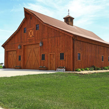 Ponderosa Barn on Acreage in Nebraska