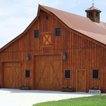 Ponderosa Barn on Acreage in Nebraska