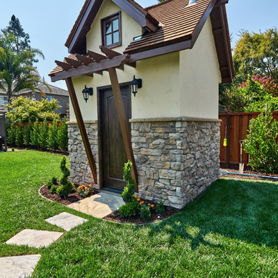 Inspiration for a small country detached shed remodel in San Francisco