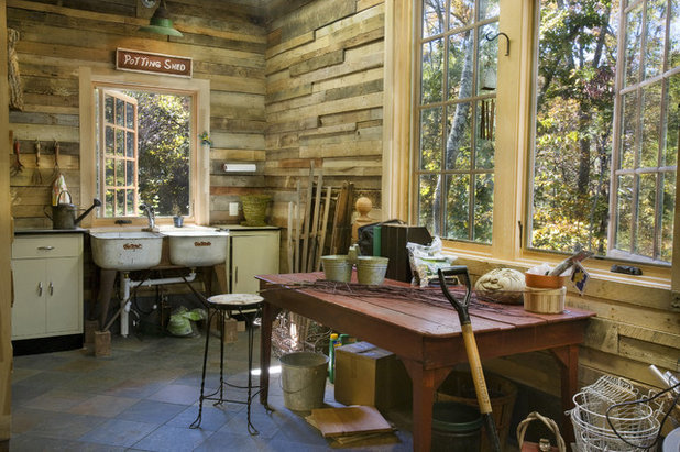 Rustic Garden Shed and Building by Norris Architecture