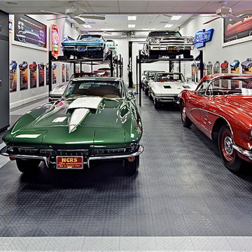 RaceDeck garage flooring ideas - cool garages with cool cars too