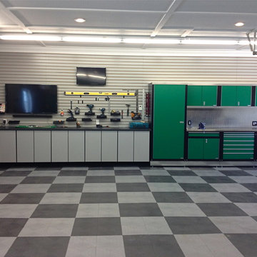 RaceDeck Garage Flooring TIles in Home Garage Shop