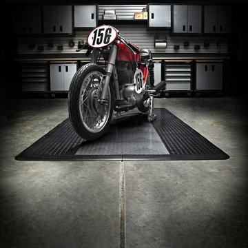 RaceDeck Motorcycle Garage - Garage flooring