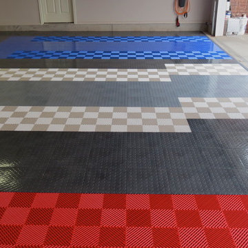 RaceDeck® Garage Flooring ( Before & After) - Custom Home Garage Installation