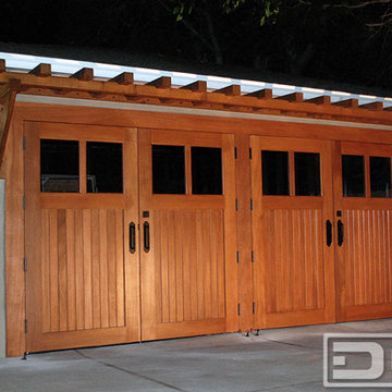 Real Carriage Doors, Authentic Customized Swing-Open Carriage Style Garage Doors