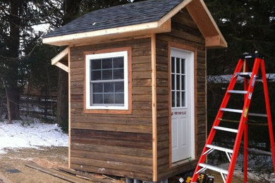 Example of a mountain style shed design in Baltimore