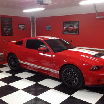 RED HOT Garage -with RaceDeck® Garage Flooring