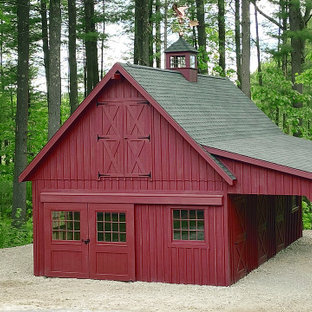 This is an example of a traditional shed and granny flat in Boston.