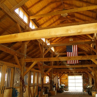 Inspiration for a mid-sized arts and crafts detached shed and granny flat in Denver.