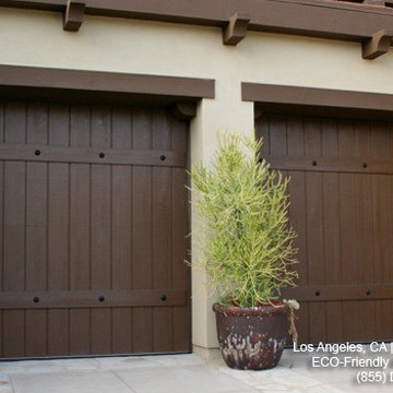 Rustic Garage Doors Crafted in ECO-Friendly Materials