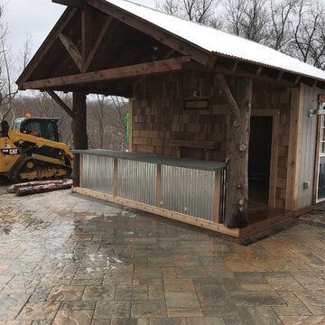 Rustic Pool bar