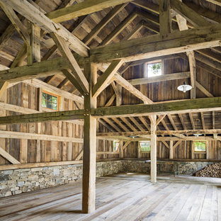 This is an example of a large country detached barn in New York.