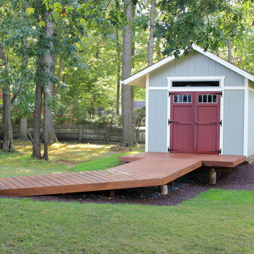 Shed and Bridge