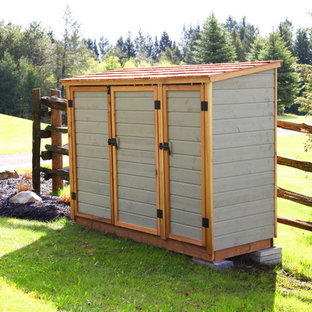 Design ideas for an arts and crafts shed and granny flat in Toronto.