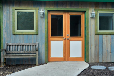 Shed/Shop with Custom Cedar Doors