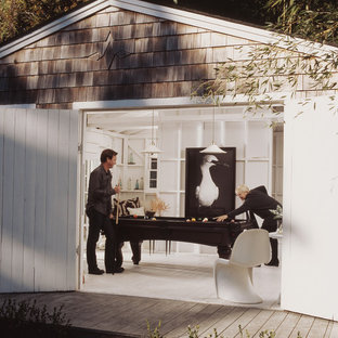 Beach style studio / workshop shed photo in New York