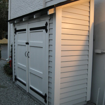 Small Storage along the side of a house
