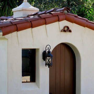 Spanish Style Shed design by Jeff Doubet Santa Barbara Home Design