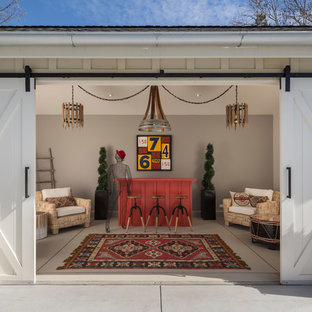 Inspiration pour un abri de jardin séparé rustique.