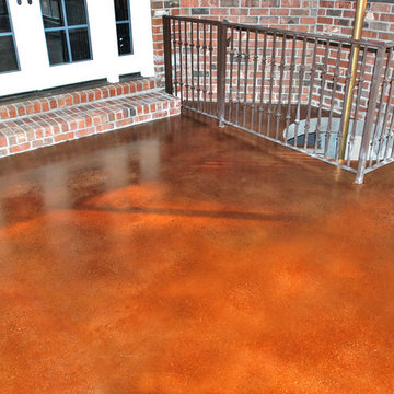 Stained Garage Floor Coating