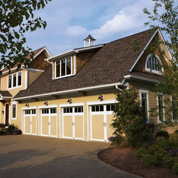 Steel Insulated Carriage style garage doors