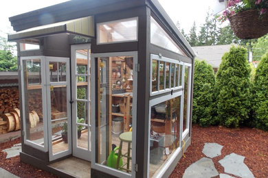 Inspiration for a timeless shed remodel in Seattle