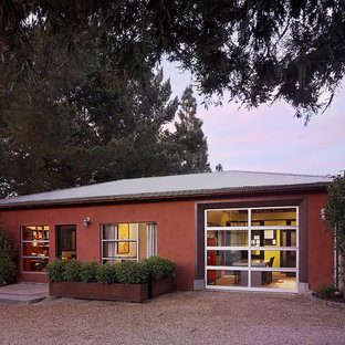 This is an example of a large contemporary shed and granny flat in San Francisco.