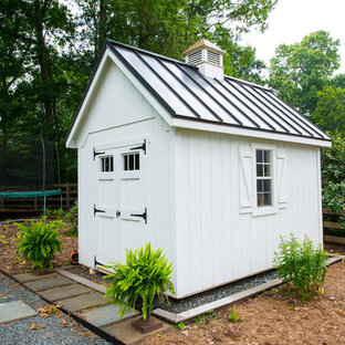 Elegant detached garden shed photo in Baltimore