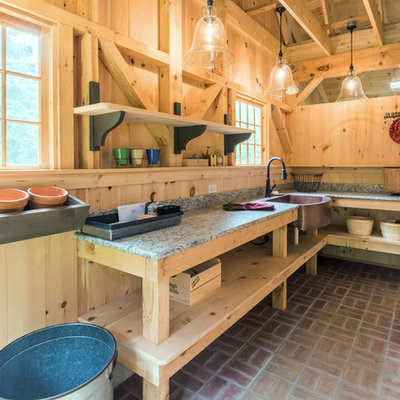 Large mountain style garden shed photo in Philadelphia