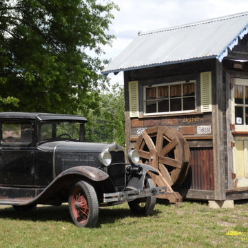 Water Wheel Dutch Door Shed