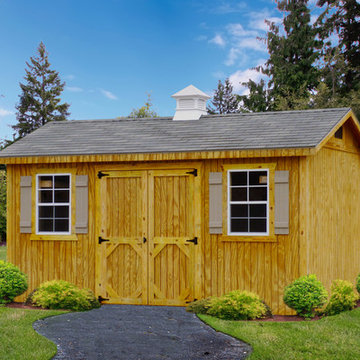 Wood Sided Garden Shed